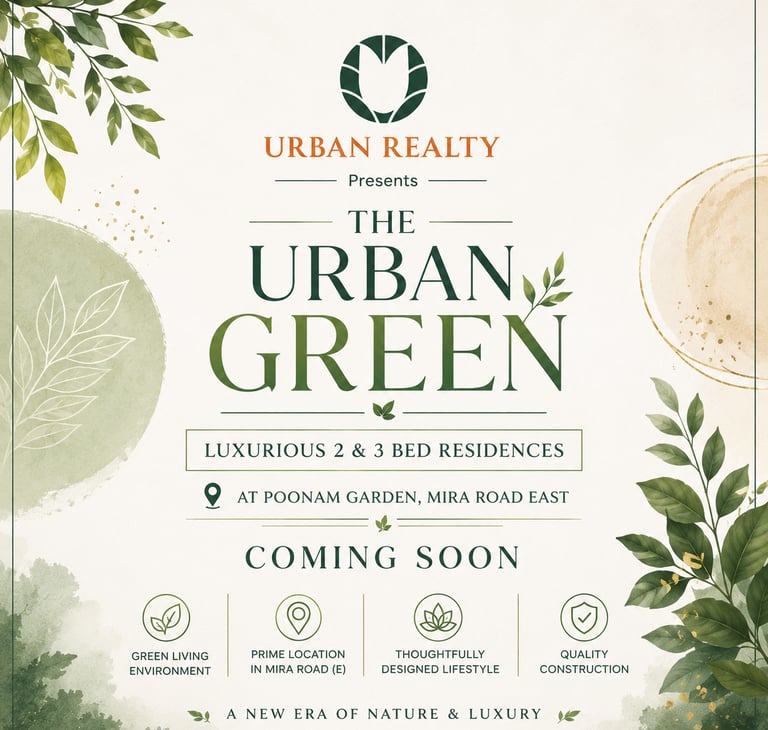 THE URBAN GREEN MIRA ROAD EAST, THE URBAN GREEN, POONAM GARDEN, MIRA ROAD EAST