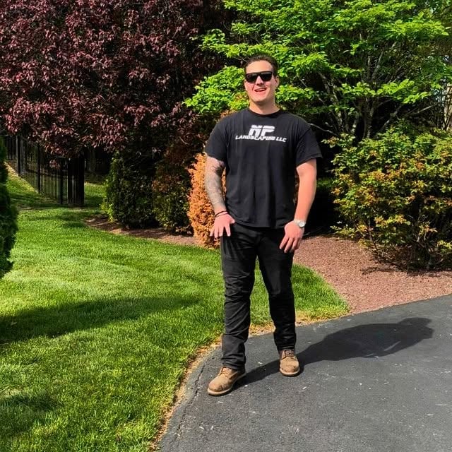 Nick Petronio posing before a video