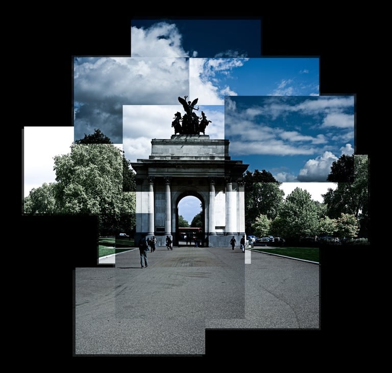 A massive joiner composition of Hyde Park Corner