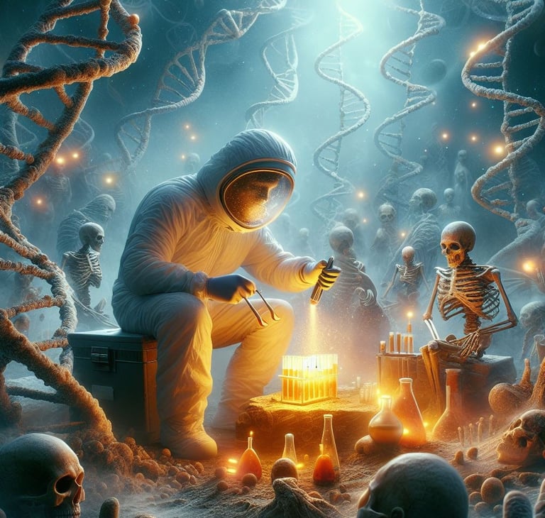 Scientists of CBT researching Ancient DNA