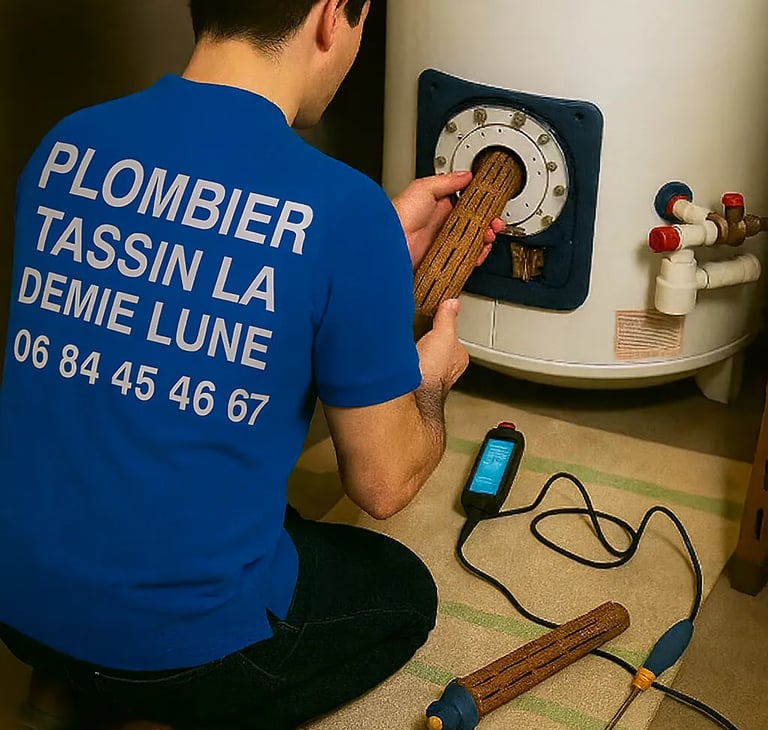 plombier reparateur chauffe eau en panne disjoncteur qui saute diagnostic TASSIN LA DEMI LUNE 69160
