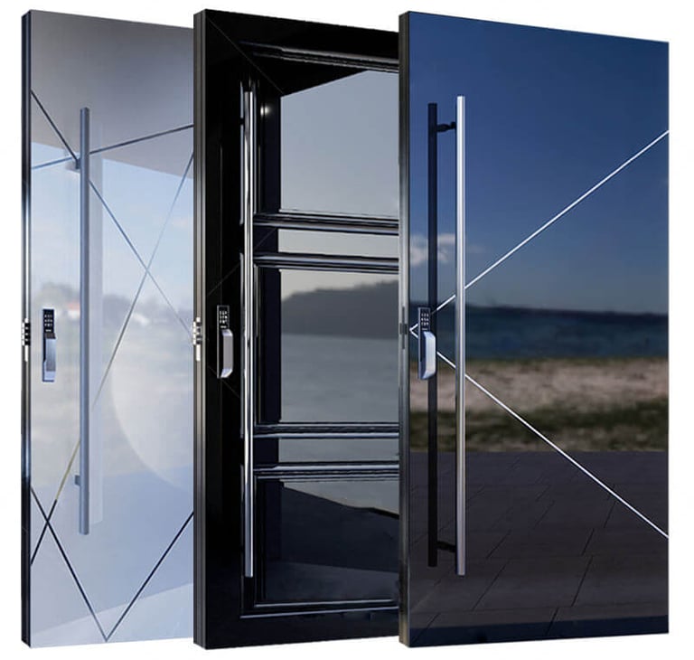 certified aluminum entry entrance doors design for home