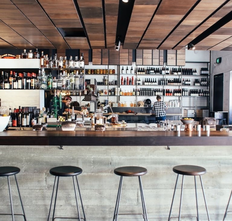 Light construction bar fit-out