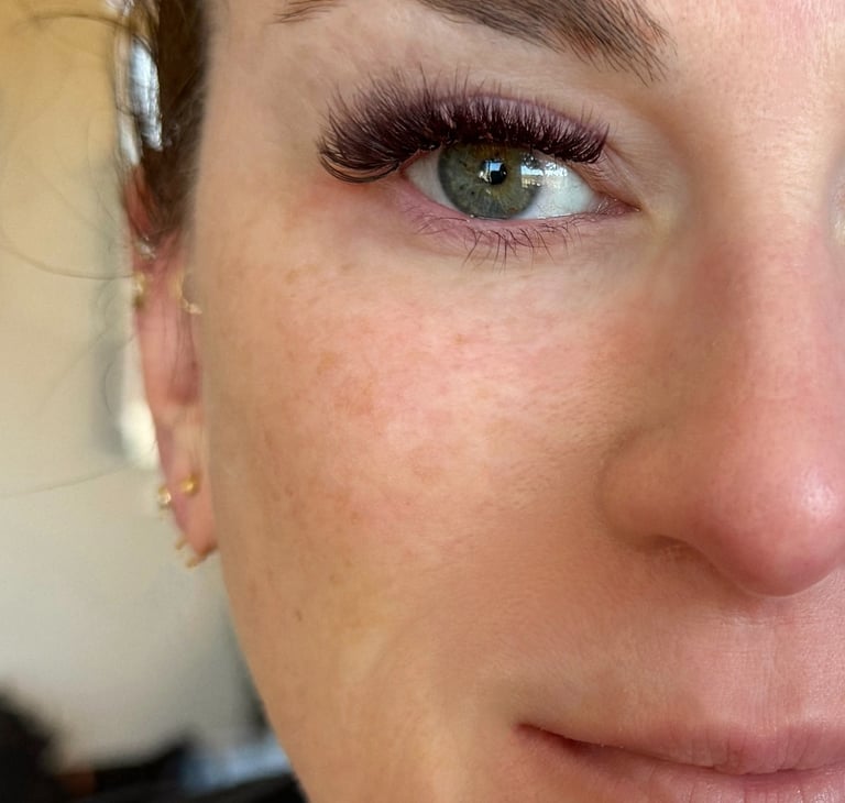 Lash extensions designed for lasting natural lash health, in Bird Rock