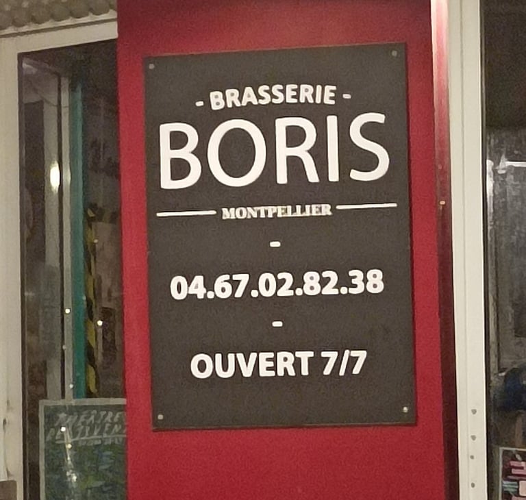 Brasserie Boris!