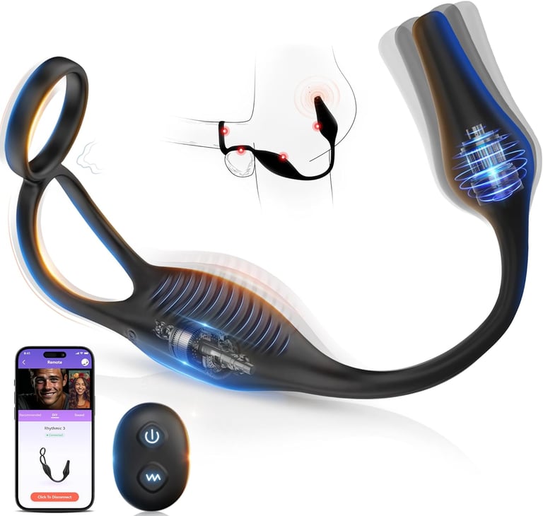 image appareil de massage portable télécommande