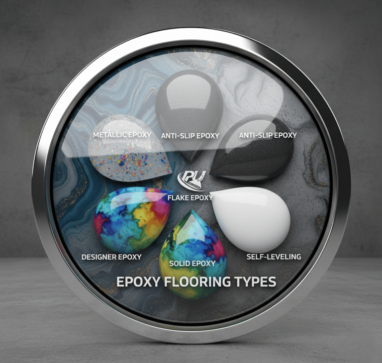 EPOXY FLOORING TYPES