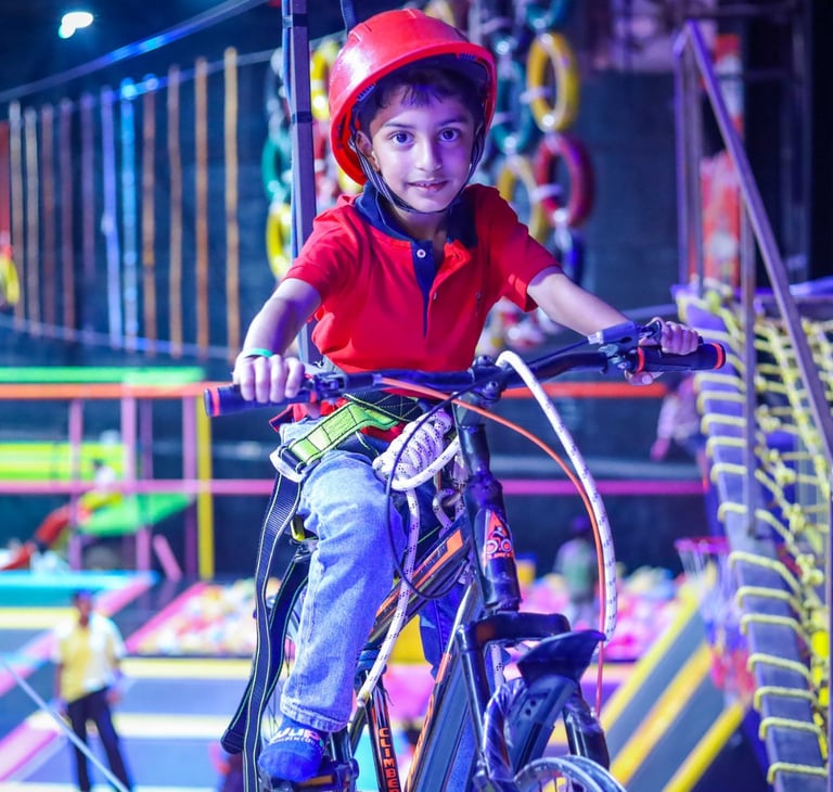 Best Trampoline Park & Kids Play Area Gurgaon.