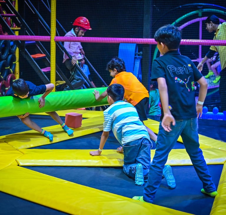 Best Trampoline Park & Kids Play Area Gurgaon.