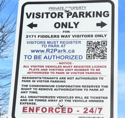 Visitor Parking Only