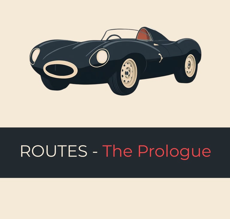 Logo van oldtimer rally ROUTES – The Prologue op 14 juni 2026 in België, Oldtimer rally