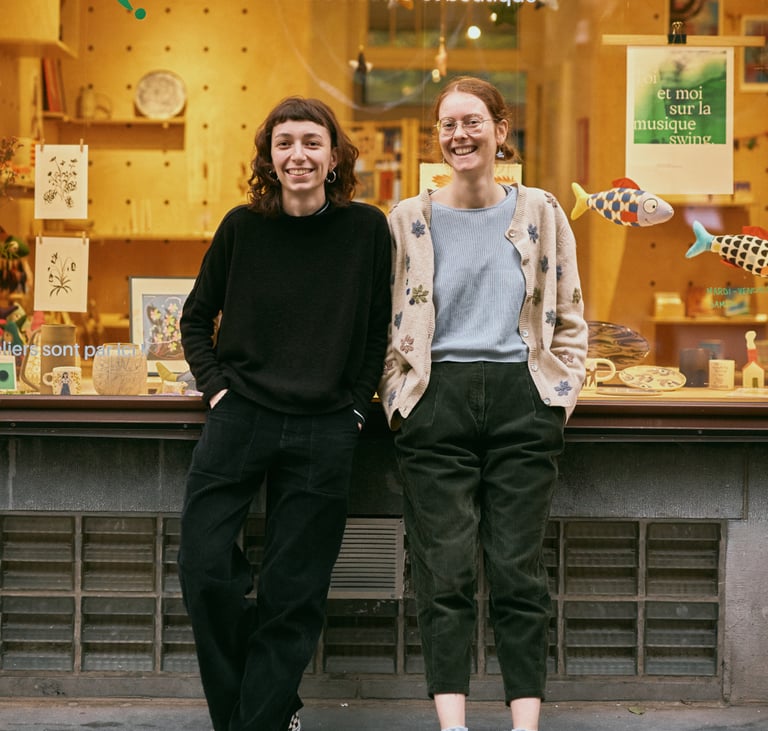 Maude et Coline, fondatrice de Constellation atelier boutique