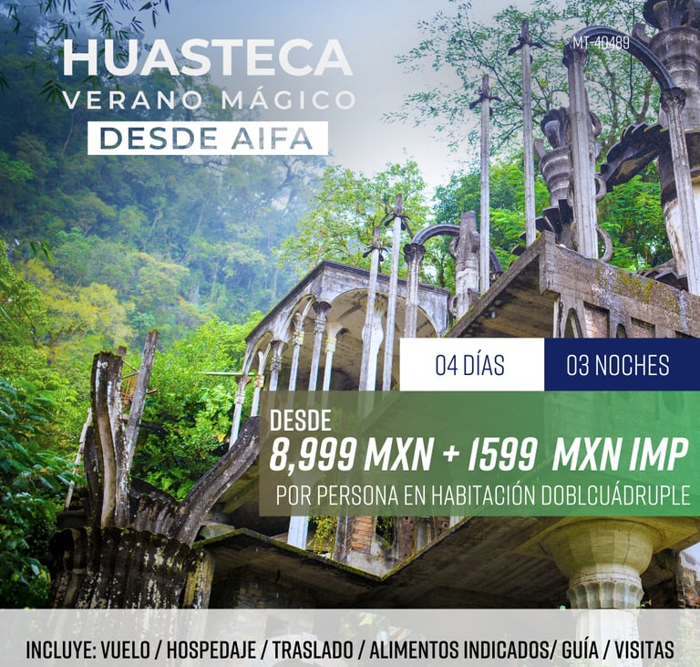 Espectacular viaje de verano en México.Beautiful summer trip to Mexico