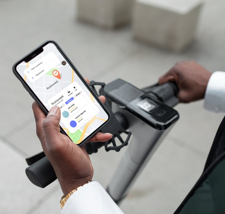 a person holding a cell phone in their hand