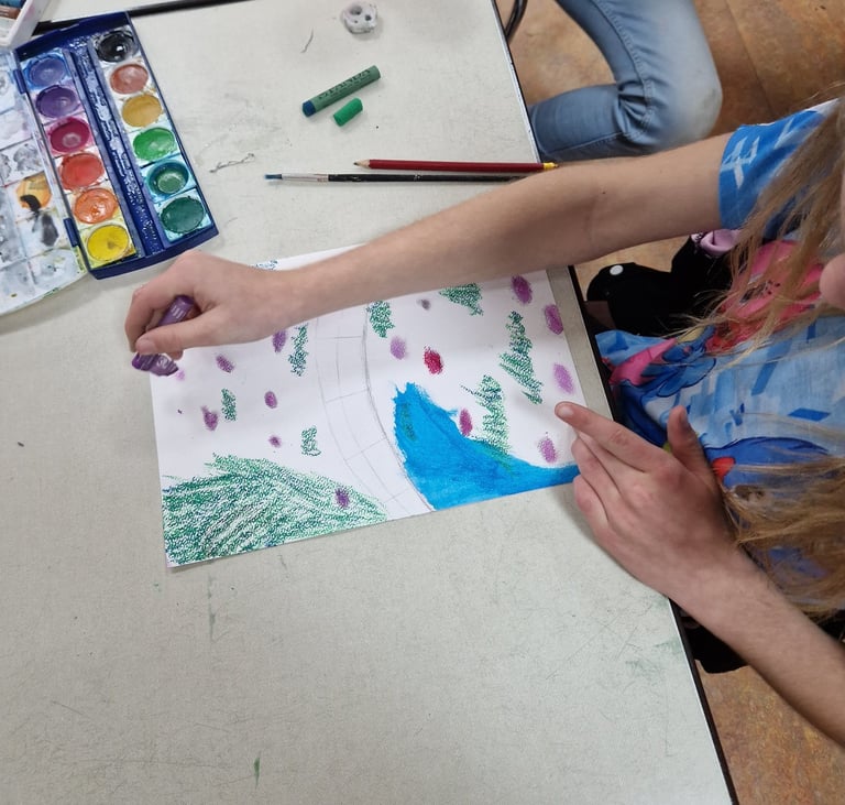 Claude Monet inspired work grote meesters