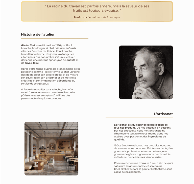 Atelier Tudors - Page Atelier