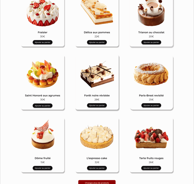 Atelier Tudors - Page Produits