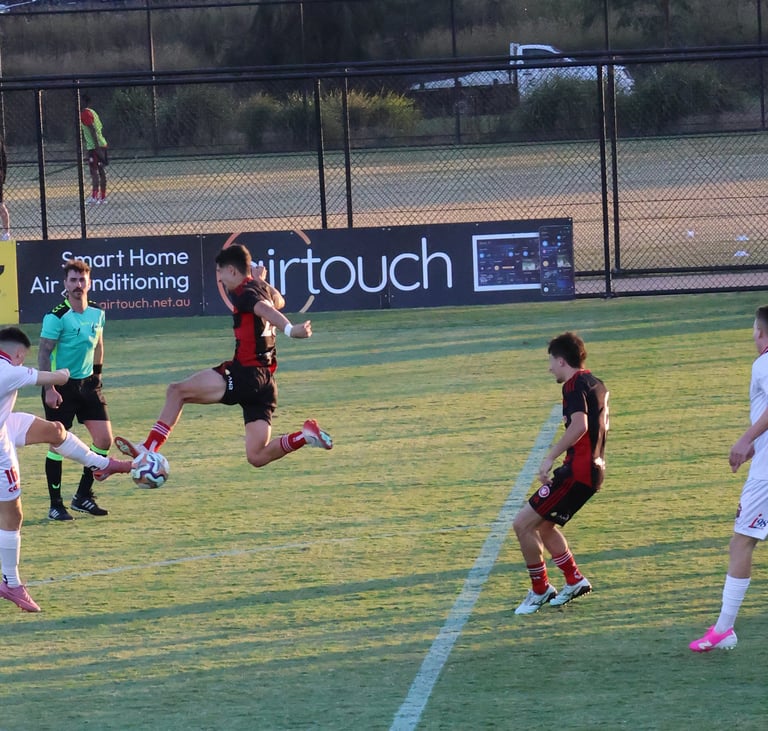 Lucas Trajcevski tries his luck vs Western Sydney Wanderes away