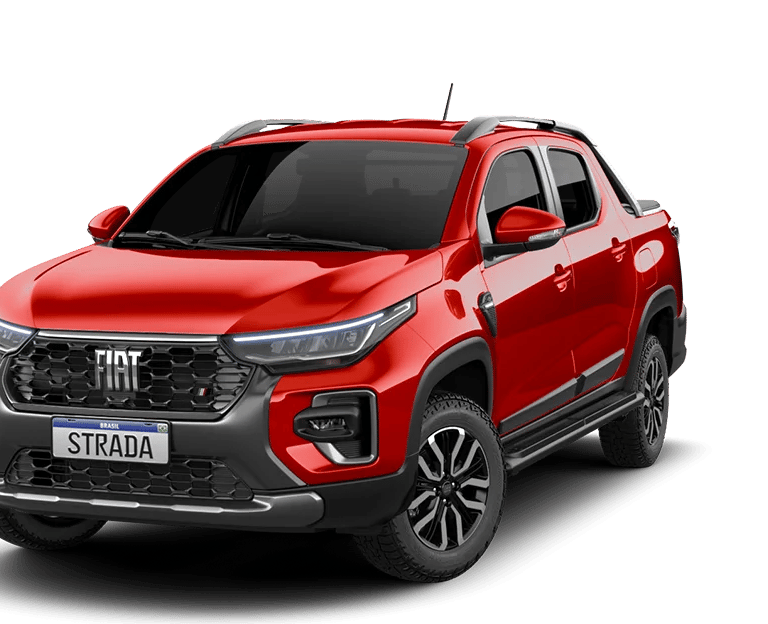 Fiat Strada vermelha