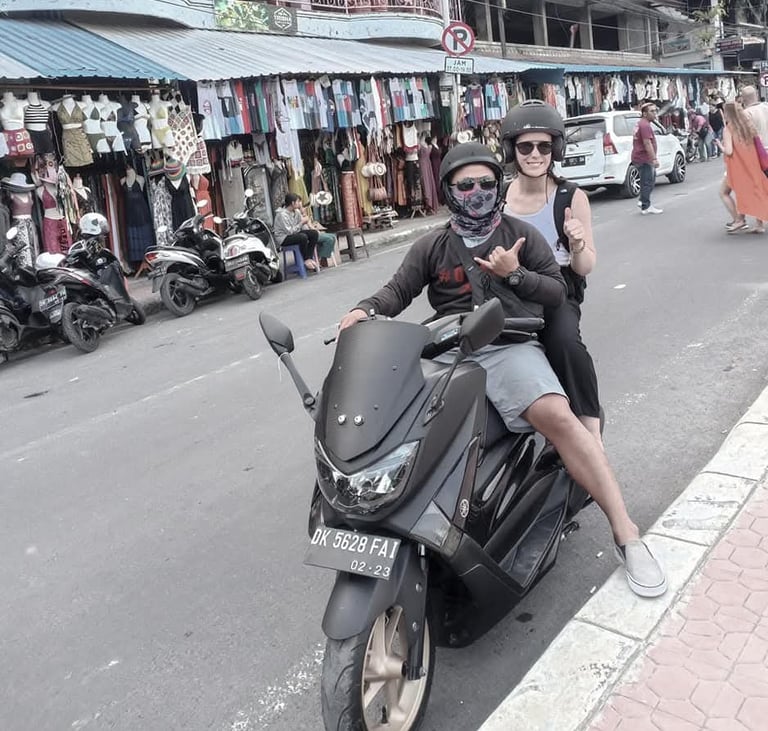bike ride through countryside