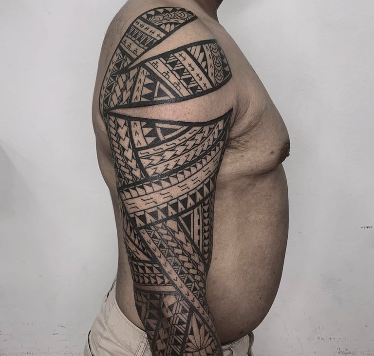 maori tattoo tribal french polynesian mandala geometric nevermoresg singapore tattooseow