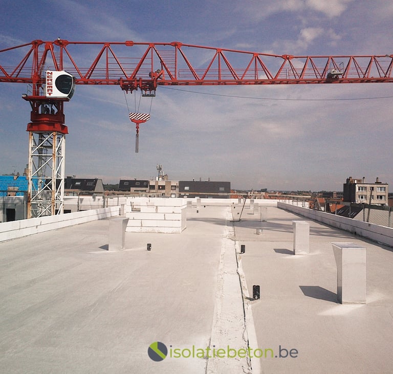Hellingsbeton, schuimbeton nieuwbouw