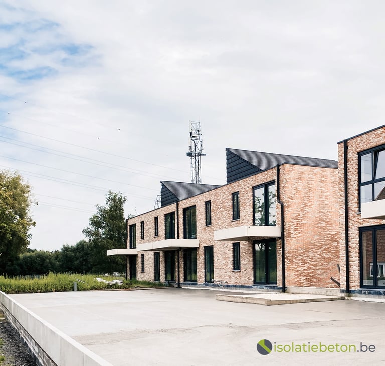 groendak isolatie hellingsbeton schuimbeton