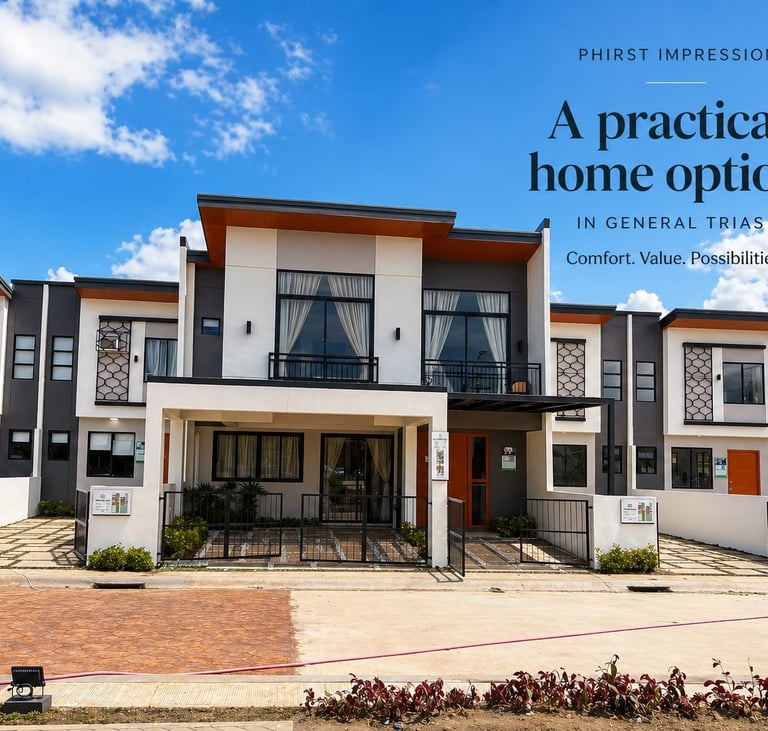 PHirst Impression Gen Tri house and lot for sale in General Trias Cavite