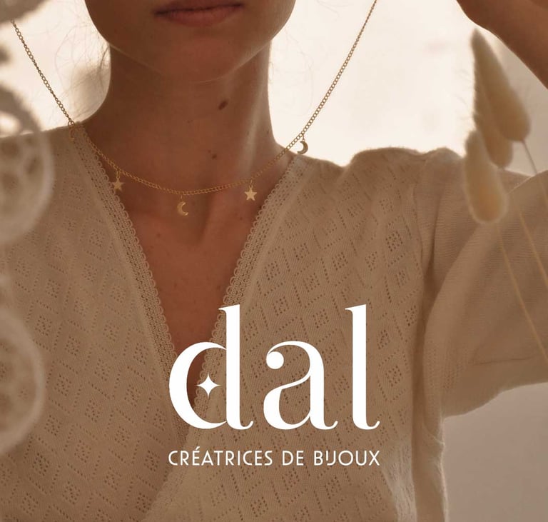 Identité visuelle pour DAL Créations bijoux éthiques