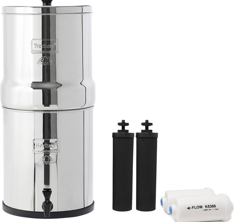 survivalisme survivaliste materiel de survie Berkey eau potable filtrage eau