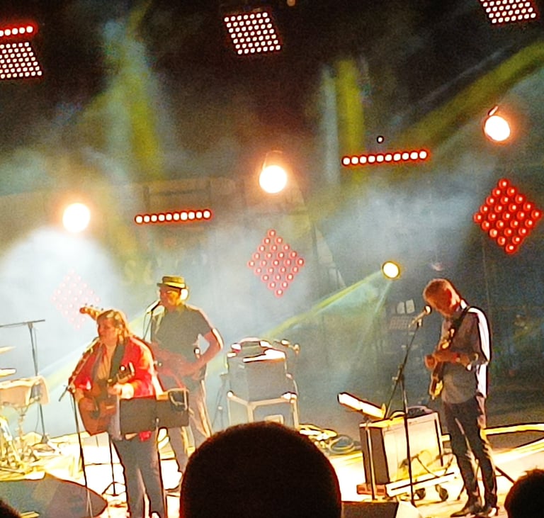 Madelaine Peyrou sings into the night.