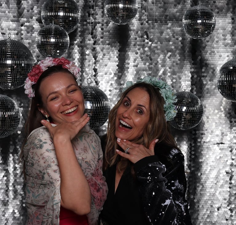 photo booth at big waters land trust