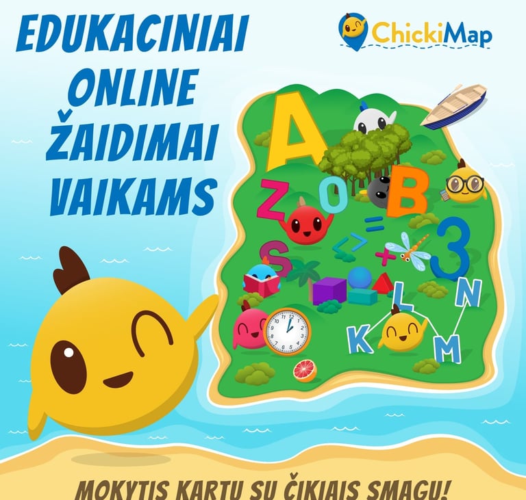 Edukaciniai online žaidimai vaikams