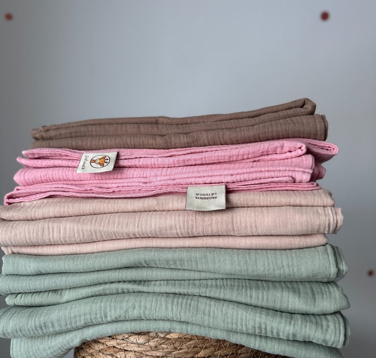 ploni muslino pledukai