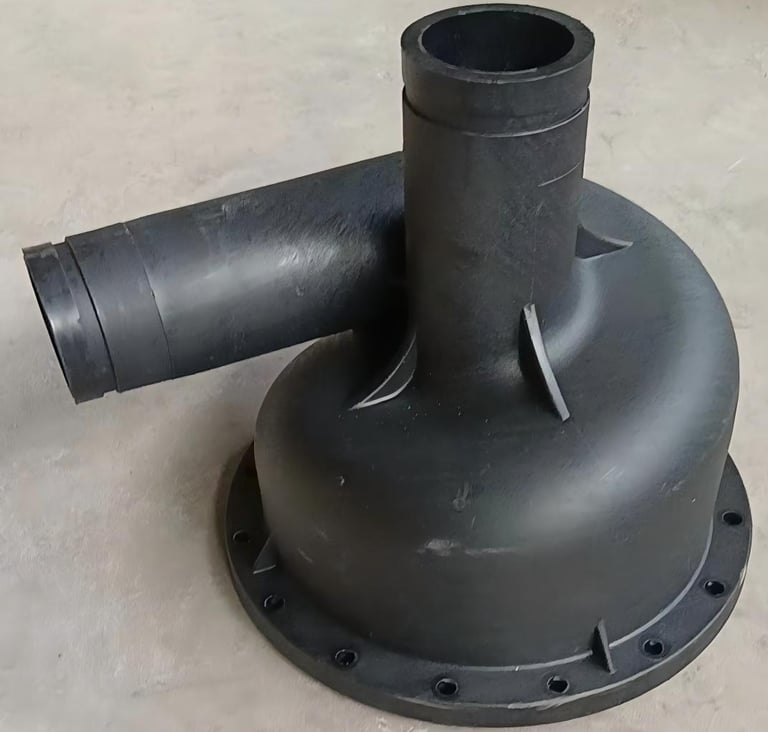 Corrosion-resistant PDCPD pump housing