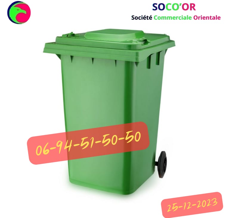 poubelle maroc prix