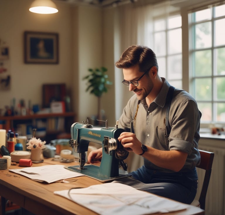black blue and yellow textile