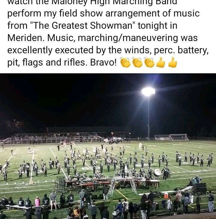 Anthony Susi's Field Show arrangement.
