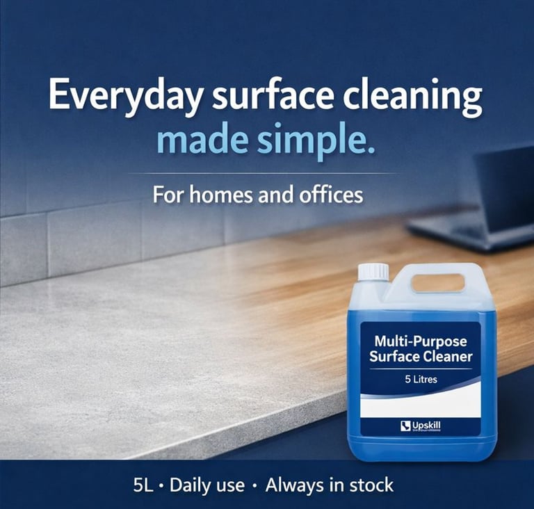 Commercial cleaning supplies multi-purpose surface cleaner 5 litre for kitchens and workspaces