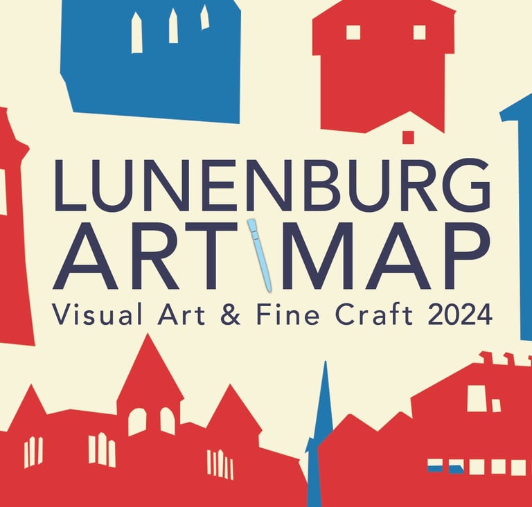 Lunenburg Art Map - Visual Art & Fine Craft 2024 - Graphic