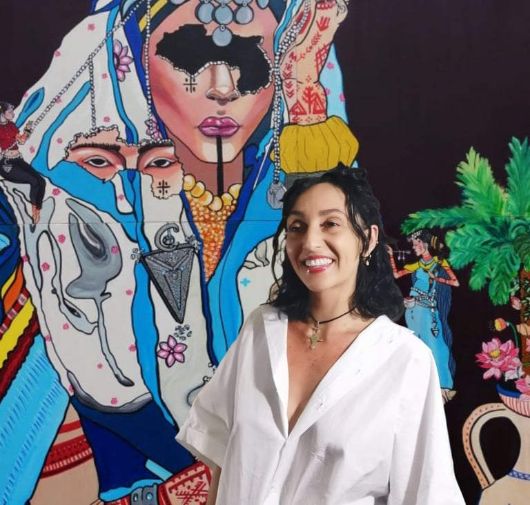 portrait artiste peintre MK