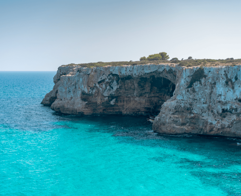mer turquoise aux Baléares