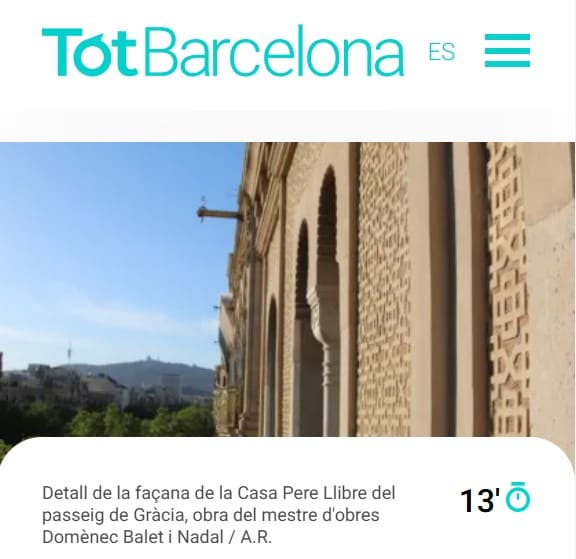 Portada Noticia en Tot Barcelona que habla de Domènec Balet Nadal