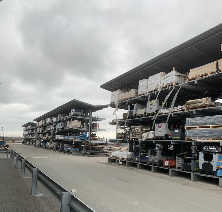 outdoor cantilever racking