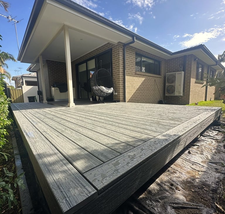 outdoor decking grey