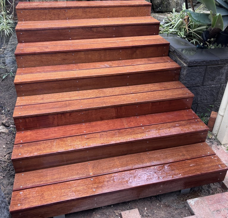 custom wood stairs