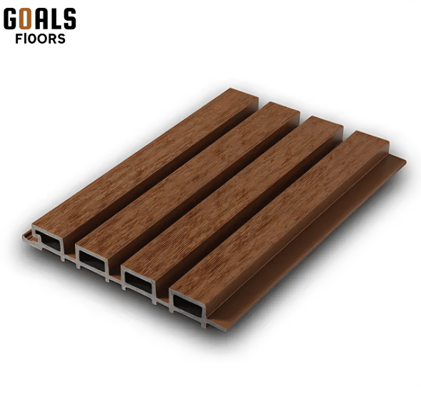 Wpc exterior louvers teak color