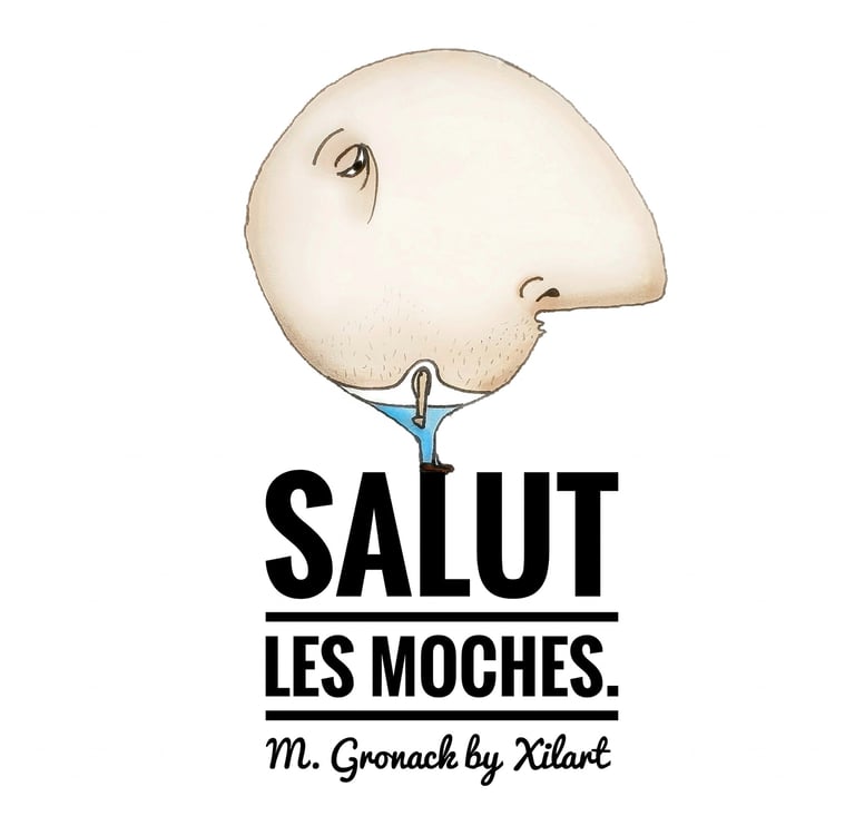 Portrait de Monsieur Grosnack disant Salut les moches