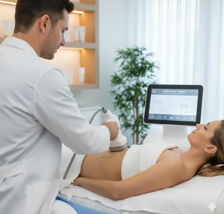 Applicazioni di Onde d'Urto per Cellulite e Pannicolite