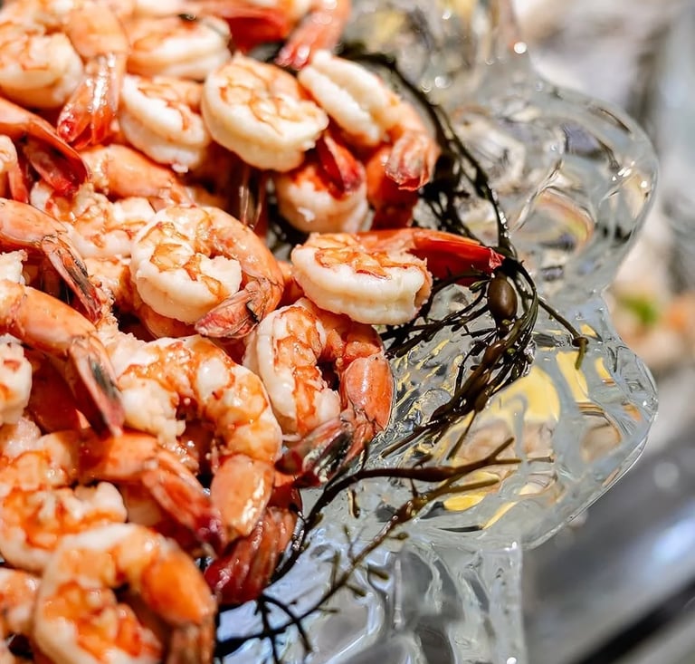escultura de hielo para mariscos en eventos premium argentina